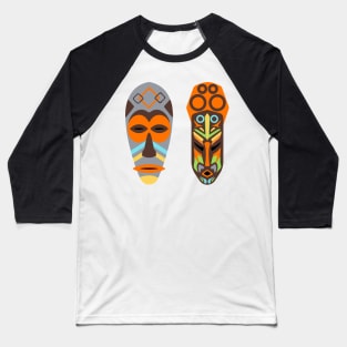 african masks Baseball T-Shirt